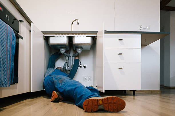Professional Drain Cleaning technician working in New Canaan, CT